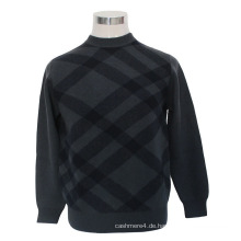 Cashmere / Yak Wolle Rundhals Pullover Langarm Pullover / Strickwaren / Kleidung / Kleidung
